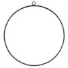 Dekorativer Türkranz 30 Cm Ring In Schwarz