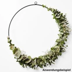 Dekorativer Türkranz 30 Cm Ring In Schwarz -Dekowelt Verkauf amare dekorativer turkranz 30 cm ring in schwarz 2