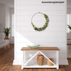 Dekorativer Türkranz 30 Cm Ring In Schwarz -Dekowelt Verkauf amare dekorativer turkranz 30 cm ring in schwarz 4