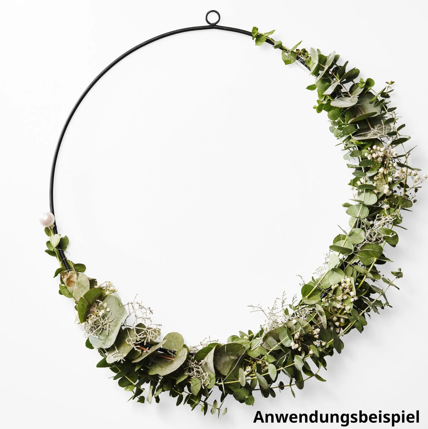 Dekorativer Türkranz 40 Cm Ring In Schwarz 2 Dekorativer Türkranz 40 Cm Ring In Schwarz - Image 2