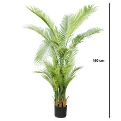 Realistische Plastikpalme Im Topf 160 Cm In Hellgrün -Dekowelt Verkauf amare realistische plastikpalme im topf 160 cm in hellgrun 6