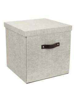 Aufbewahrungsbox "Logan" In Beige - (B)31,5 X (H)31 X (T)31,5 Cm