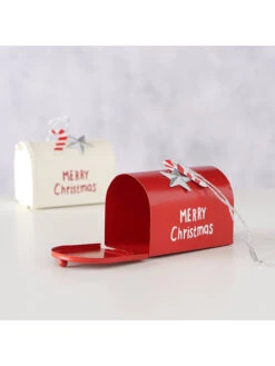 2er-Set: Dekoanhänger "Santa's Mailbox" In Rot/ Weiß - (B)9 X (H)6 X (T)7 Cm -Dekowelt Verkauf boltze 2er set dekoanhanger santas mailbox in rot weiss b 9 x h 6 x t 7 cm 6