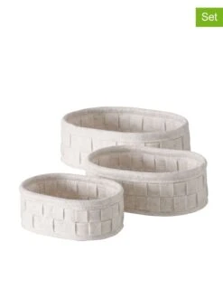 3er-Set: Körbe "Twino" In Creme
