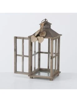 3er-Set: Laternen "Polly" In Natur -Dekowelt Verkauf boltze 3er set laternen polly in natur 2