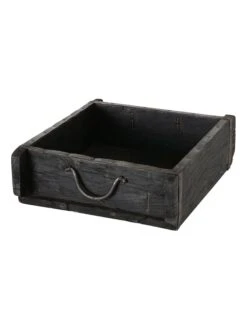 Aufbewahrungskiste "Rygge" In Schwarz - (B)32 X (H)9 X (T)27 Cm