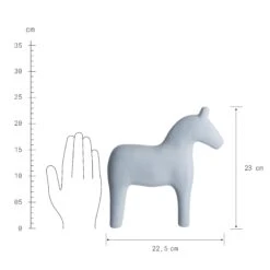 Deko Pferd Höhe 23cm LASSE In Blau -Dekowelt Verkauf butlers deko pferd hohe 23cm lasse in blau 2