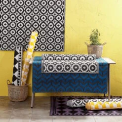 In- & Outdoor-Teppich Mosaik L 150 X B 90cm COLOUR CLASH In Schwarz 20 In- & Outdoor-Teppich Mosaik L 150 X B 90cm COLOUR CLASH In Schwarz -Dekowelt Verkauf butlers in and outdoor teppich mosaik l 150 x b 90cm colour clash in schwarz 8