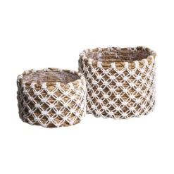 Korb Aus Bananenblatt Mit Folie Ø14cm BANANAS In Natur-Weiß -Dekowelt Verkauf butlers korb aus bananenblatt mit folie o14cm bananas in natur weiss 3