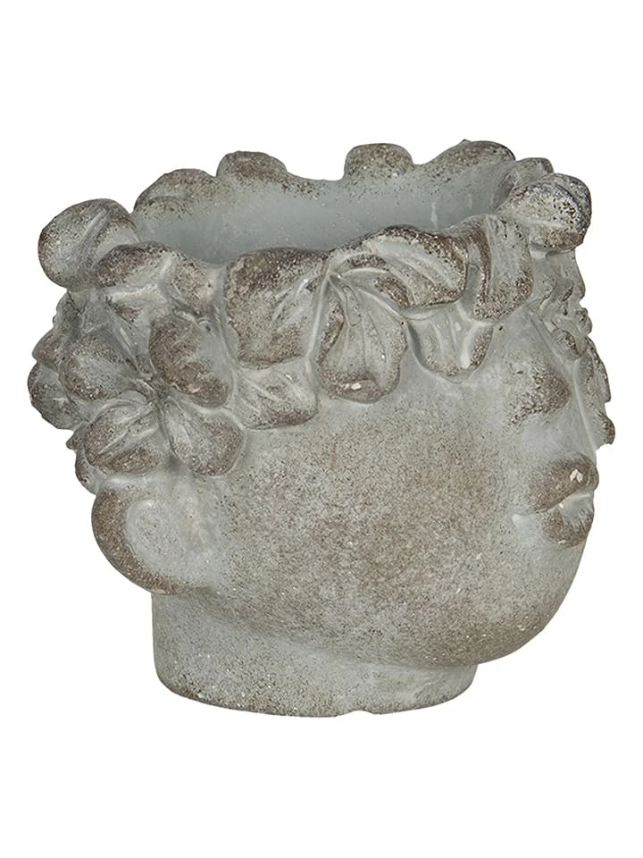 Blumentopf In Grau - (B)12 X (H)10 X (T)9 Cm 2 Blumentopf In Grau - (B)12 X (H)10 X (T)9 Cm - Image 2