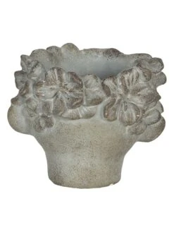 Blumentopf In Grau - (B)12 X (H)10 X (T)9 Cm 5 Blumentopf In Grau - (B)12 X (H)10 X (T)9 Cm -Dekowelt Verkauf clayre and eef blumentopf in grau b 12 x h 10 x t 9 cm 2