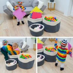 35l Baumwoll Seilkorb Ø39x30cm In Bunt 12 35l Baumwoll Seilkorb Ø39x30cm In Bunt -Dekowelt Verkauf dunedesign 35l baumwoll seilkorb o39x30cm in bunt 4