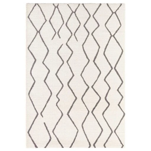 Kurzflor Teppich Vienne Creme Grau -Dekowelt Verkauf elle decoration kurzflor teppich vienne creme grau