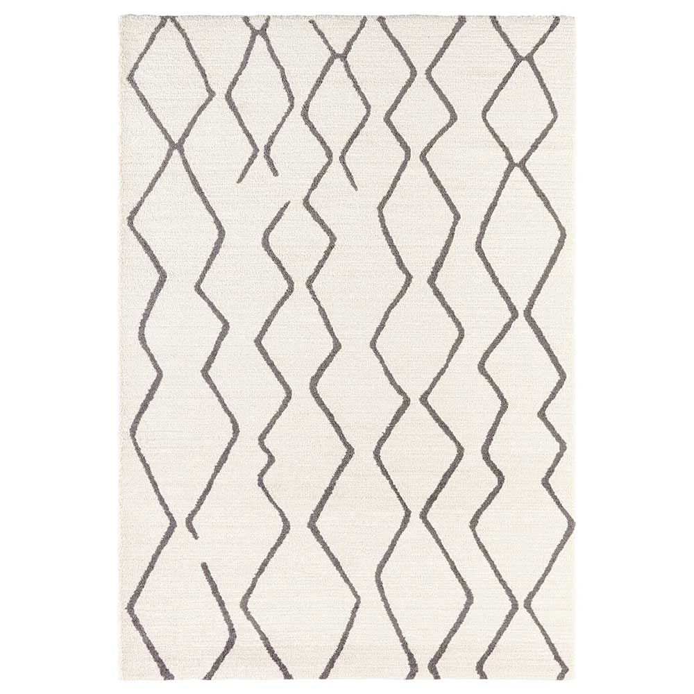 Kurzflor Teppich Vienne Creme Grau 1 Kurzflor Teppich Vienne Creme Grau
