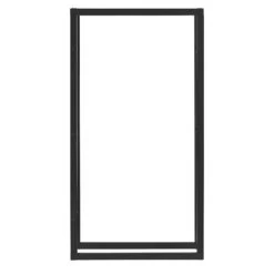 Kaminholzregal Kasan In Schwarz (B)80cm (H)150cm -Dekowelt Verkauf en casa kaminholzregal kasan in schwarz b 80cm h 150cm 2