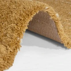 Hochflor Teppich Fransen Agouhe Senfgelb -Dekowelt Verkauf freundin home collection hochflor teppich fransen agouhe senfgelb 2