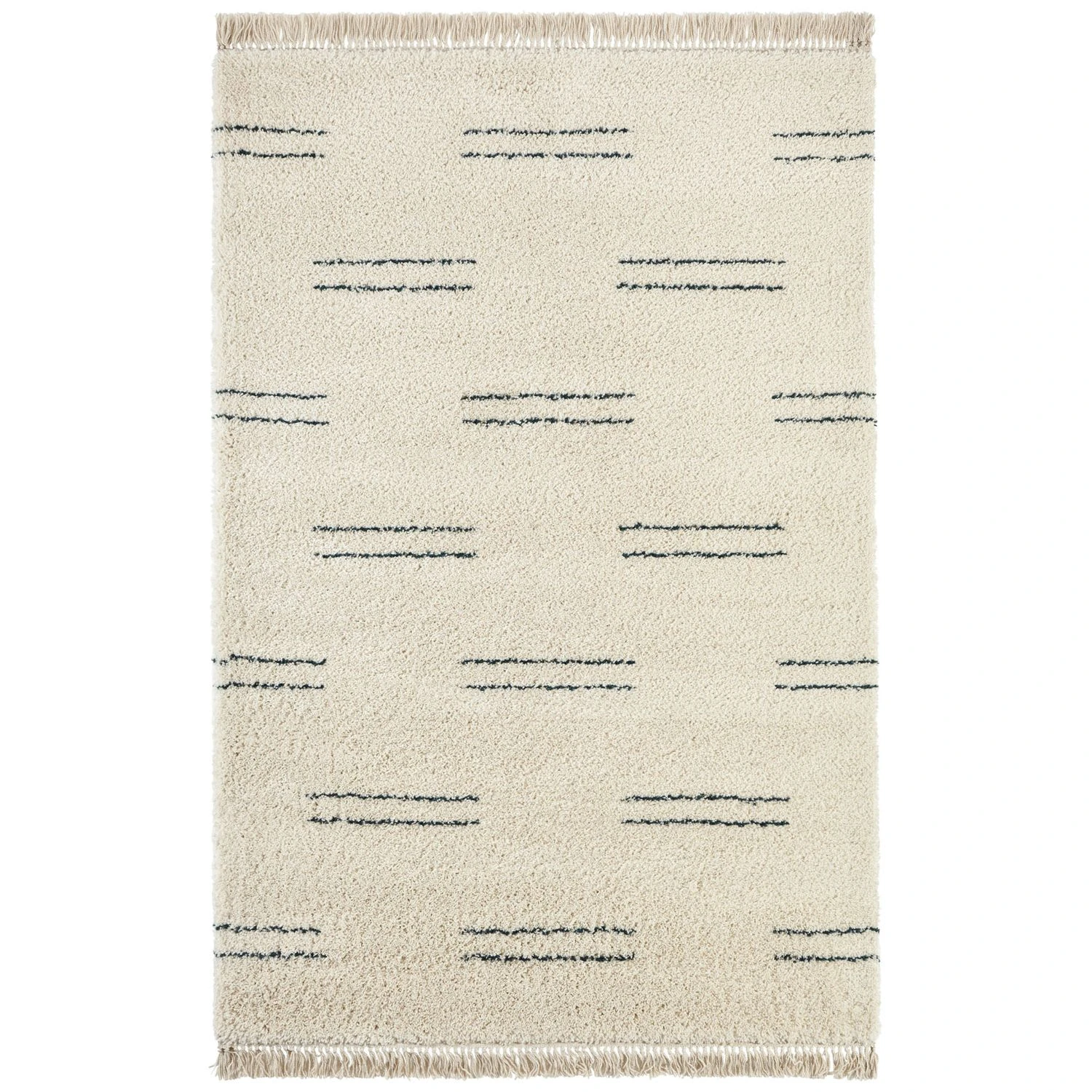 Hochflor Teppich Fransen Kamahe Creme 1 Hochflor Teppich Fransen Kamahe Creme