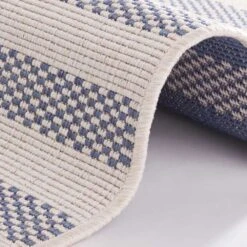 In- & Outdoor Wendeteppich Delilia Blau Creme 9 In- & Outdoor Wendeteppich Delilia Blau Creme -Dekowelt Verkauf freundin home collection in and outdoor wendeteppich delilia blau creme 3