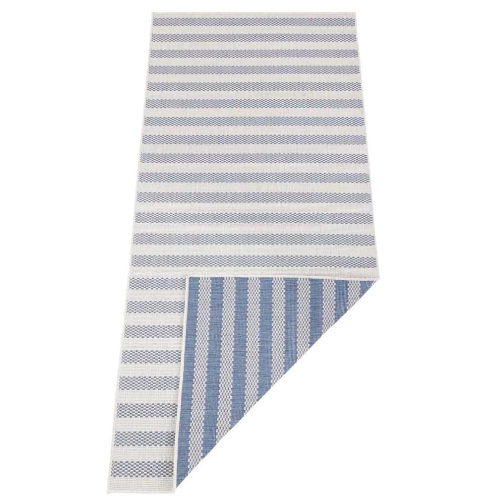 In- & Outdoor Wendeteppich Delilia Blau Creme 5 In- & Outdoor Wendeteppich Delilia Blau Creme - Image 5