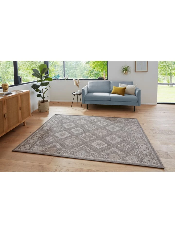 Kurzflor-Teppich "Karakum" In Grau 4 Kurzflor-Teppich "Karakum" In Grau - Image 4