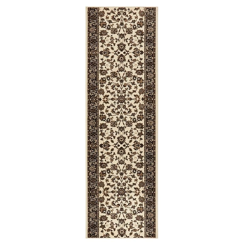 Kurzflor Teppich Läufer Vintage Creme 1 Kurzflor Teppich Läufer Vintage Creme