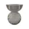 Kerzenständer In Grau - (H)8,5 X Ø 7 Cm