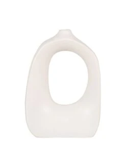 Vase In Weiß - (H)18,5 Cm