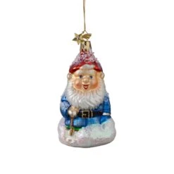 Baumschmuck Glas Stolzer Gartenzwerg In Bunt