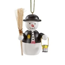 Baumschmuck Schneemann Mit Laterne In Bunt