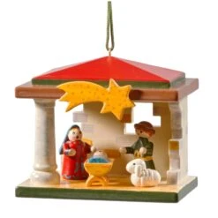 Baumschmuck Weihnachtskrippe In Bunt