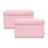 2er-Set: Aufbewahrungsboxen In Rosa - (B)37 X (H)21 X (T)25 Cm