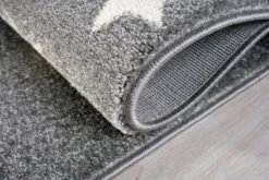 Teppich STARLINE Silbergrau/weiss -Dekowelt Verkauf livone teppich starline silbergrau weiss 2
