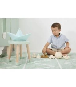 Lorena Canals Teppich "Hippy" In Hellminze/Weiß -120x160 Cm -Dekowelt Verkauf lorena canals teppich hippy in hellminze weiss 120x160 cm 4