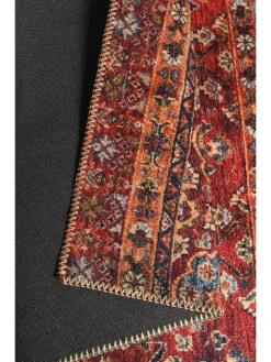 Kurzflor-Teppich "Radom" In Rot/ Bunt -Dekowelt Verkauf nazar kurzflor teppich radom in rot bunt 3