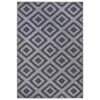 In- & Outdoor Teppich Malta Schwarz Silber