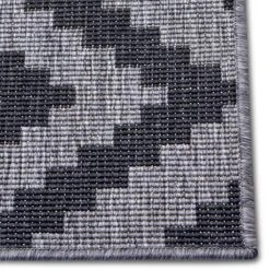 In- & Outdoor Teppich Malta Schwarz Silber -Dekowelt Verkauf northrugs in and outdoor teppich malta schwarz silber 4