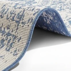 In- & Outdoor Wendeteppich Danao Blau -Dekowelt Verkauf northrugs in and outdoor wendeteppich danao blau 2
