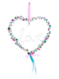 Dekohänger "Love Aurora" In Bunt - (B)19 X (H)19 Cm