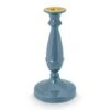 Pip Studio Kerzenstaender "Metal Light Blue" In Blau - 24cm