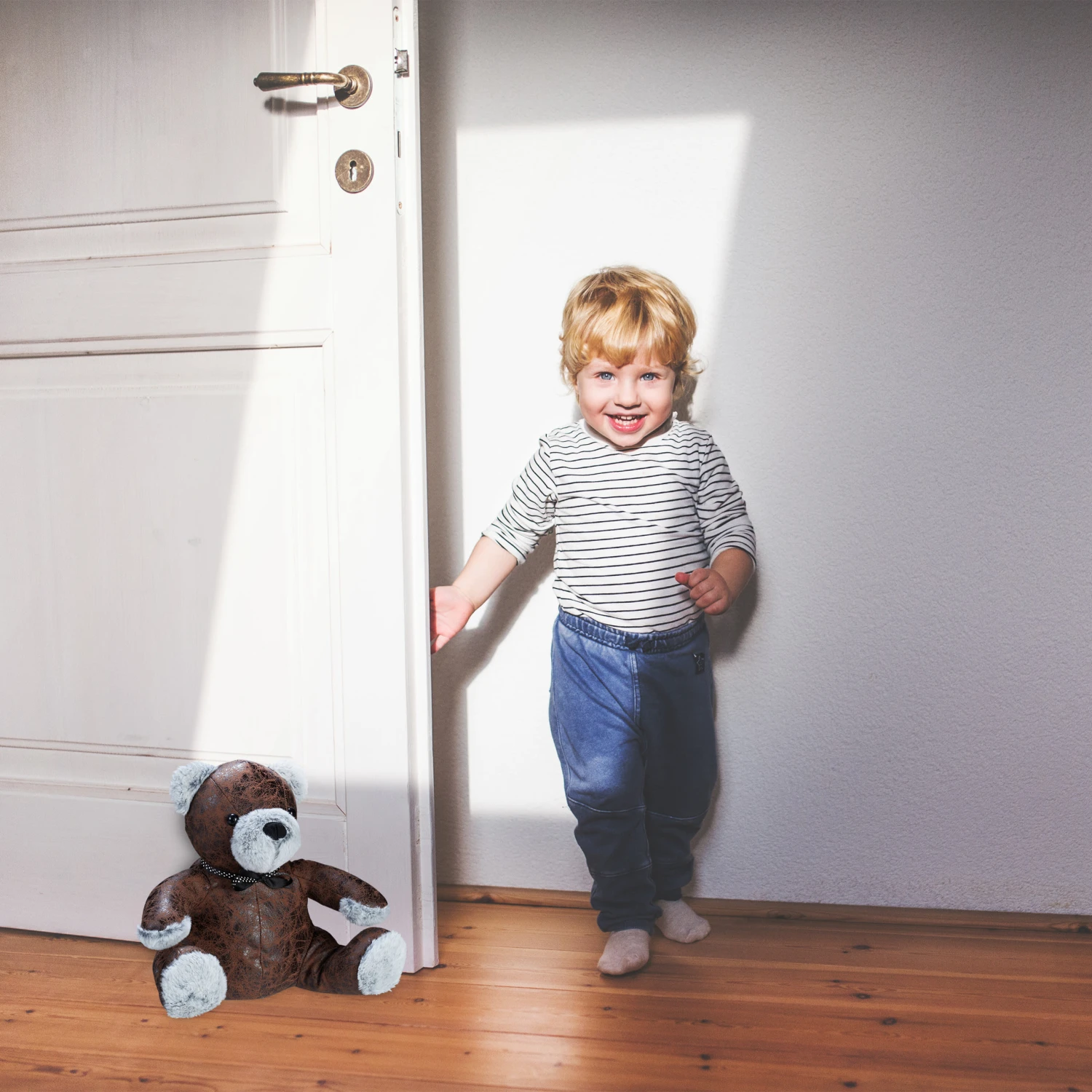 10x Türstopper "Bär" In Braun/Grau 2 10x Türstopper "Bär" In Braun/Grau - Image 2