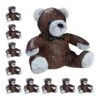 10x Türstopper "Bär" In Braun/Grau
