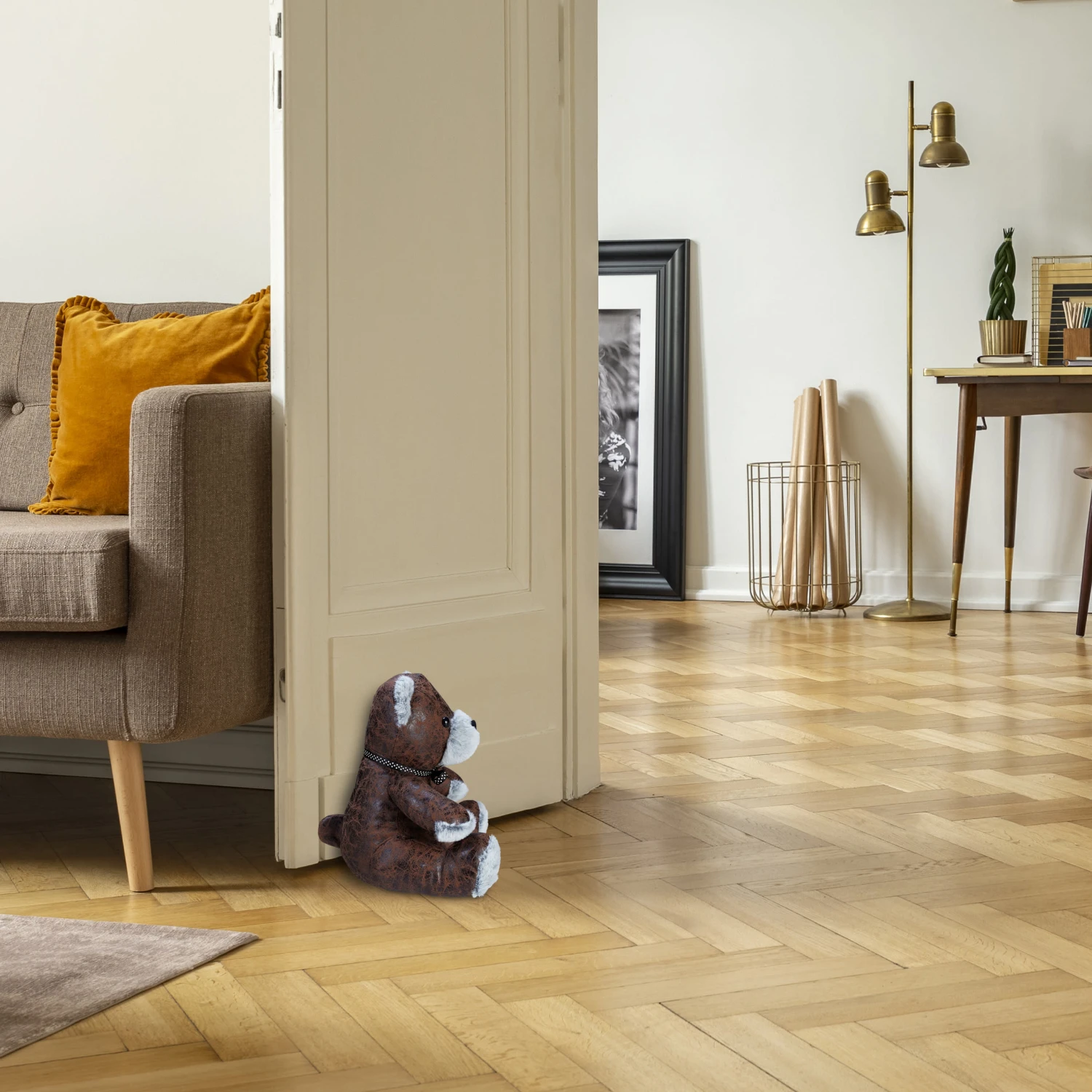 10x Türstopper "Bär" In Braun/Grau 3 10x Türstopper "Bär" In Braun/Grau - Image 3