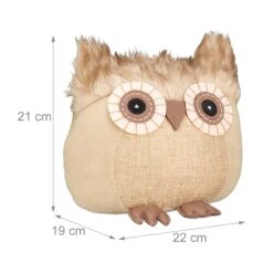 10x Türstopper "Eule" In Braun 10 10x Türstopper "Eule" In Braun -Dekowelt Verkauf relaxdays 10x turstopper eule in braun 3