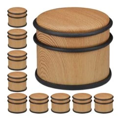 10x Türstopper In Braun -Dekowelt Verkauf relaxdays 10x turstopper in braun 7