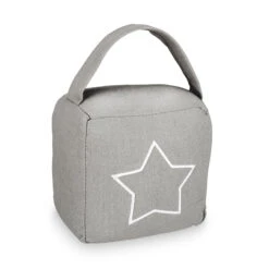 1x Türstopper "Sack" In Grau