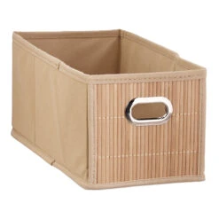 2 X Aufbewahrungskorb In Natur - (B)15 X (H)14 X (T)31 Cm