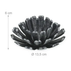 2 X Teelichthalter In Silber - (H)6 X Ø 13,5 Cm -Dekowelt Verkauf relaxdays 2 x teelichthalter in silber h 6 x o 13 5 cm 3