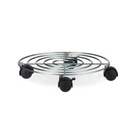 2x Pflanzenroller In Silber