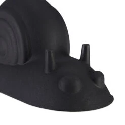 4x Türstopper "Schnecke" In Schwarz -Dekowelt Verkauf relaxdays 4x turstopper schnecke in schwarz 5
