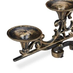 5 X Kerzenständer In Bronze - (B)59x (H)20 X (T)9,5 Cm 12 5 X Kerzenständer In Bronze - (B)59x (H)20 X (T)9,5 Cm -Dekowelt Verkauf relaxdays 5 x kerzenstander in bronze b 59x h 20 x t 9 5 cm 5
